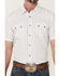 Image #3 - Moonshine Spirit Men's Cocopah Southwestern Print Short Sleeve Snap Western Shirt, White, hi-res