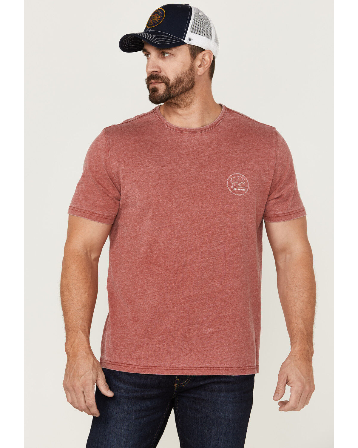 Image #1 - Flag & Anthem Men's Jackson Hole Graphic T-Shirt, Red, hi-res