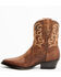 Image #3 - Shyanne Women's Lacer Short Boots - Round Toe, Brown, hi-res