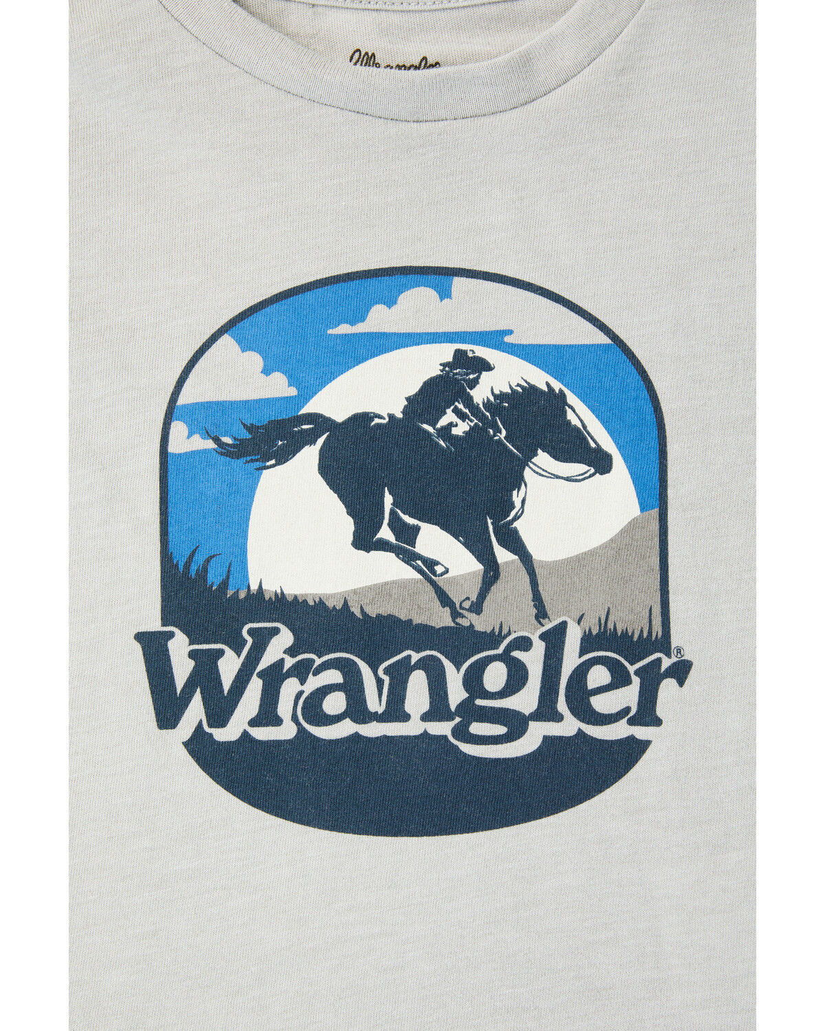 Image #2 - Wrangler Toddler Boys' Cowboy Short Sleeve Graphic T-Shirt, Oatmeal, hi-res