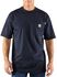 Carhartt Men's FR Force Short Sleeve Work Shirt - Big & Tall, Navy, hi-res