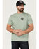 Image #2 - Brixton Men's Vive Libre Short Sleeve Graphic T-Shirt , Medium Green, hi-res