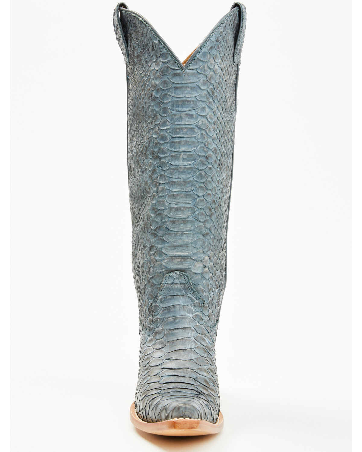 Image #4 - Idyllwind Women's Exotic Python Slay Tall Western Boots - Snip Toe, Blue, hi-res