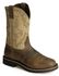 Image #1 - Justin Men's Stampede Superintendent Work Boots - Steel Toe, Brown, hi-res