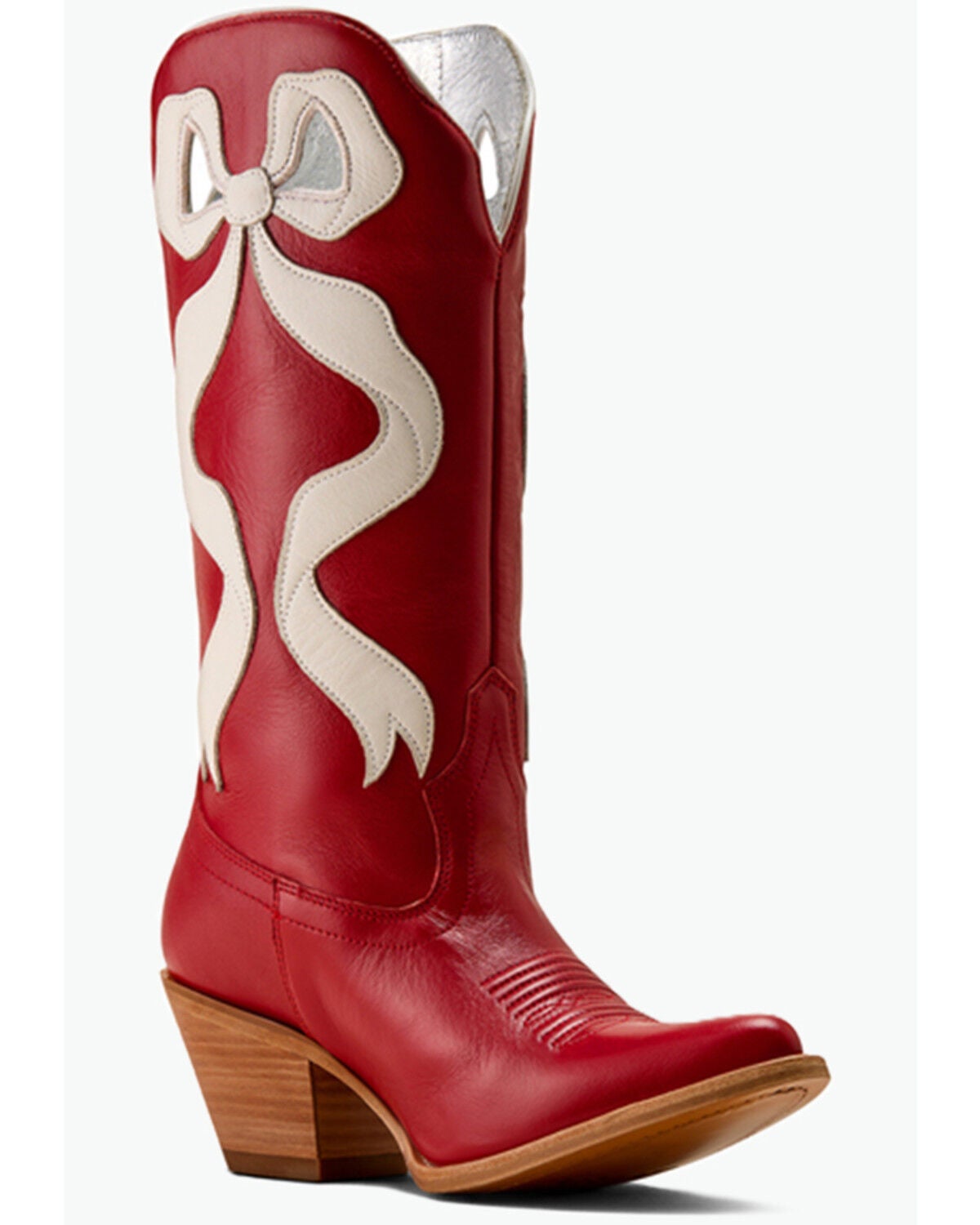 Ariat Women's Beaux Western Boots - Round Toe, Red, hi-res