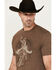 Image #2 - Cody James Men's Rodeo Bottle Short Sleeve Graphic T-Shirt, Brown, hi-res