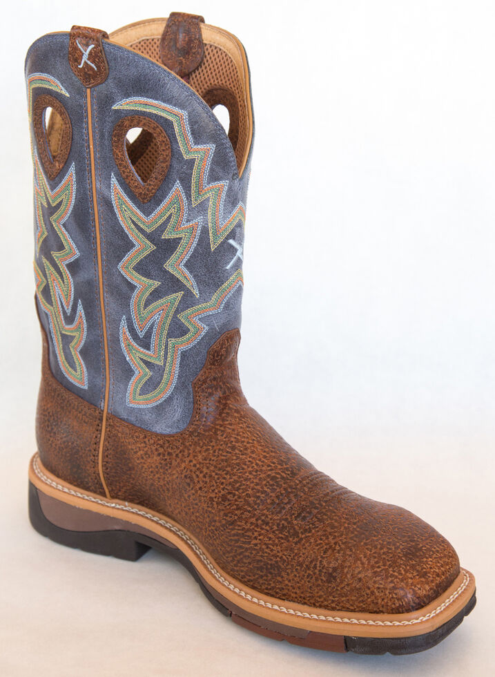 navy cowboy boots womens