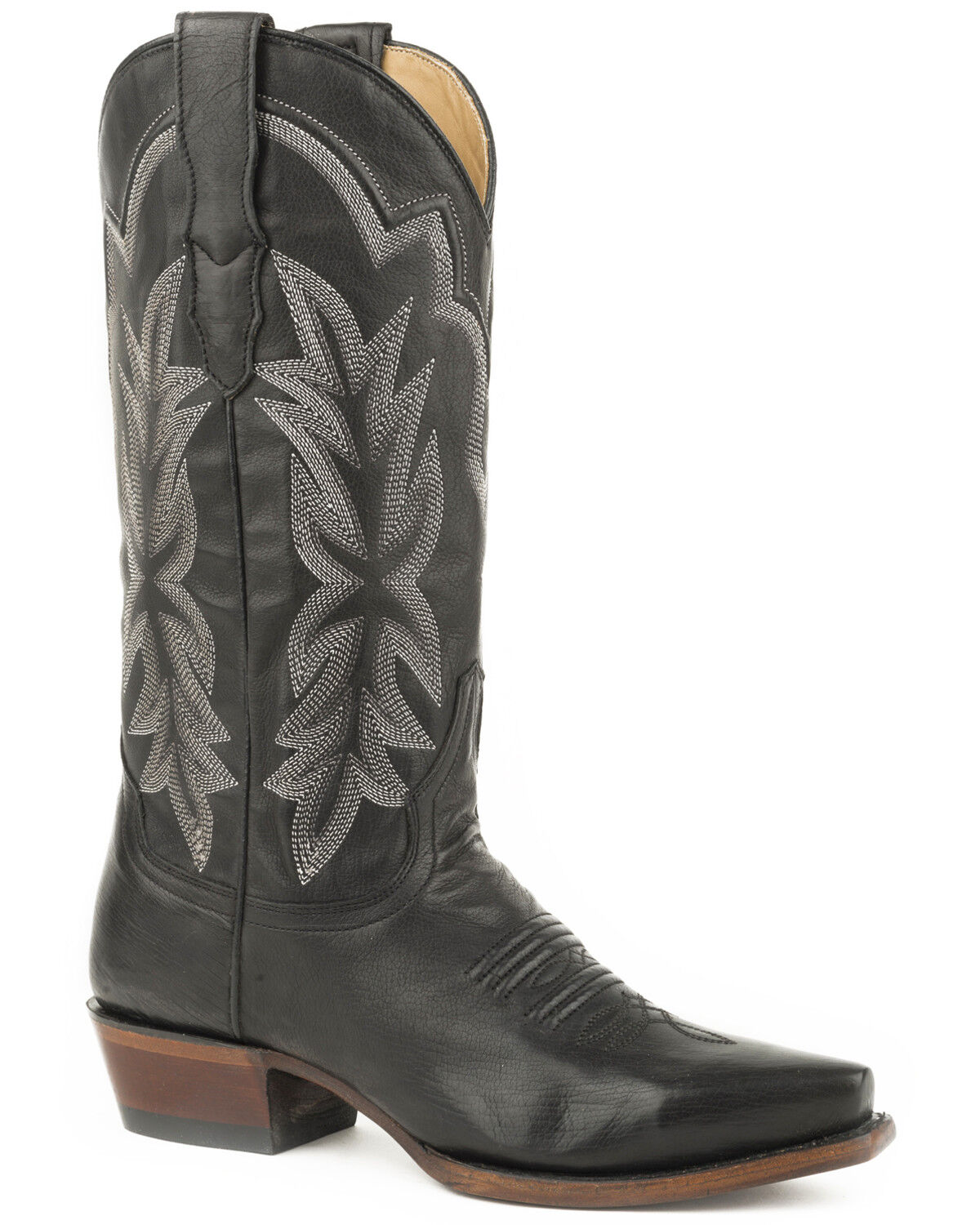 Image #1 - Stetson Women's Black Casey Western Boots - Snip Toe, Black, hi-res