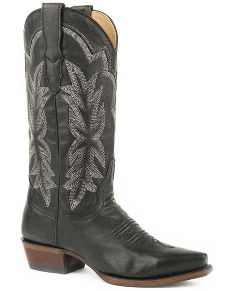 Stetson Women's Black Casey Western Boots - Snip Toe , Black, hi-res
