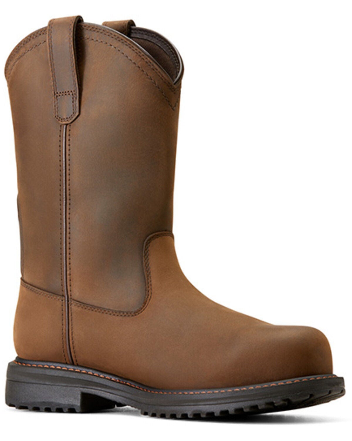 Ariat Men's RigTEK Waterproof Wellington Work Boots - Composite Toe, Brown, hi-res