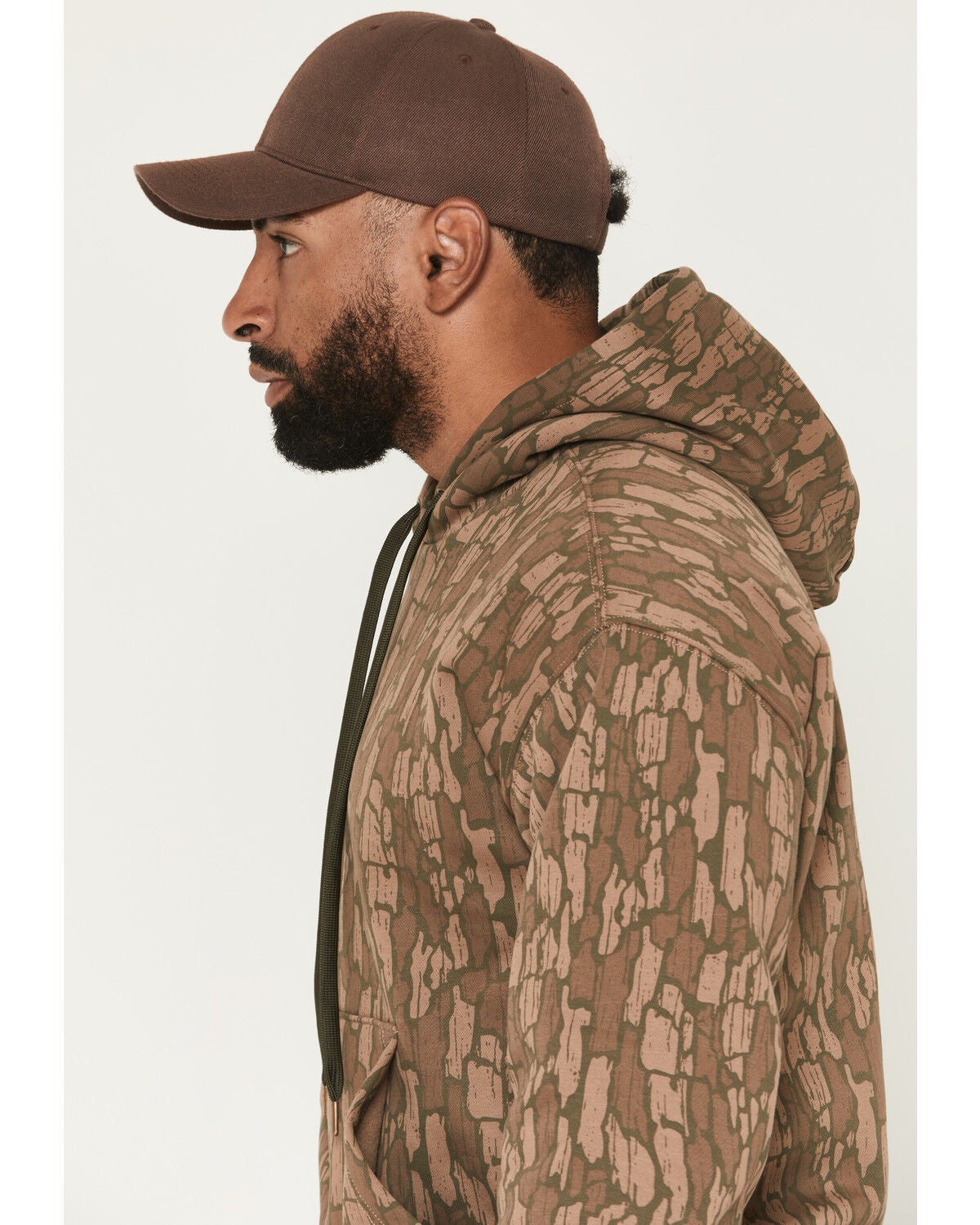 Image #2 - Lucky Brand Workwear Men's Camo Print Hooded Sweatshirt, Taupe, hi-res
