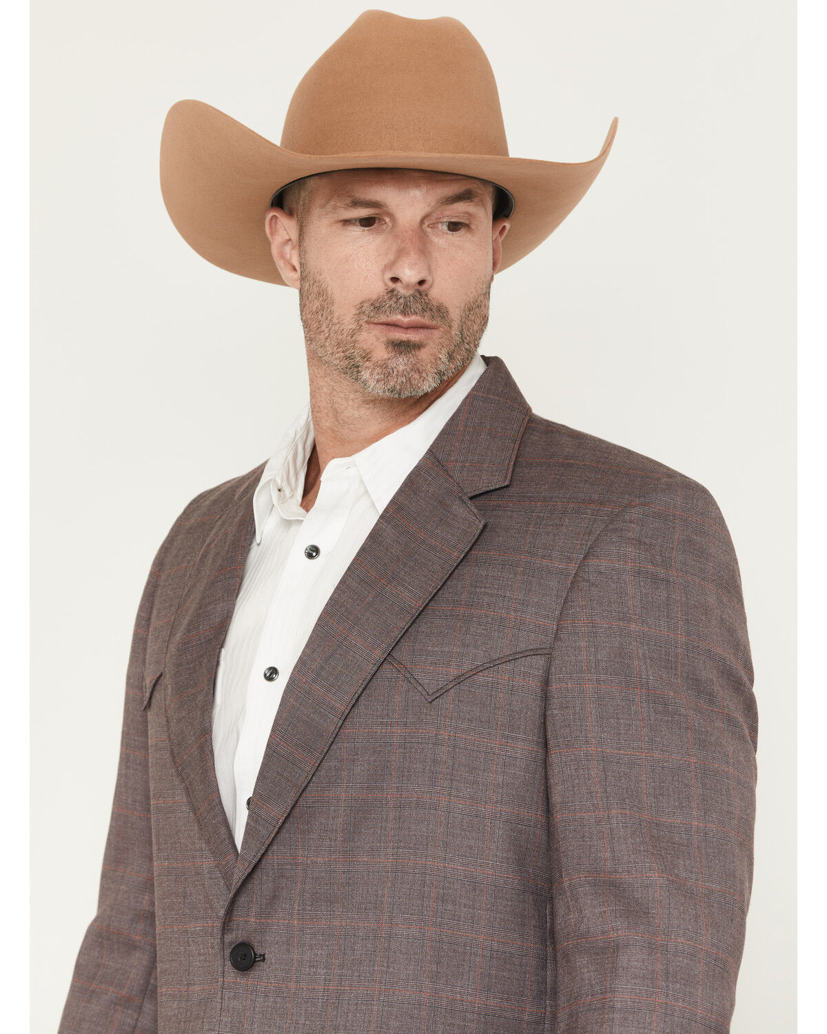 Image #2 - Circle S Men's Carson City Sportcoat, Wine, hi-res