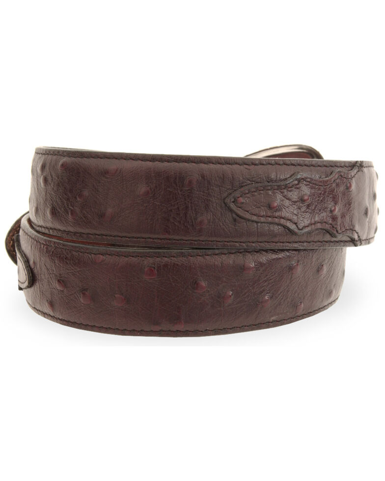 tony lama men's ostrich belts