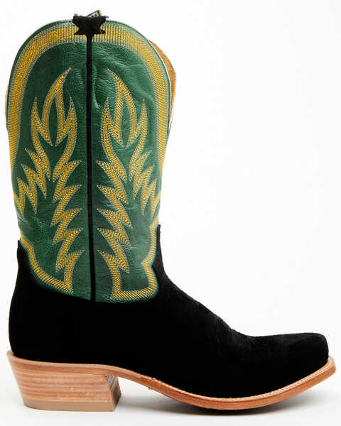 Image #2 - Hyer Men's Culver Roughout Western Boots - Square Toe , Black, hi-res