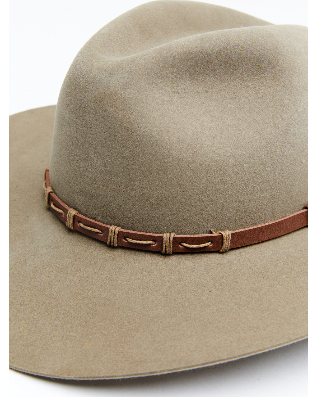 Image #2 - Rodeo King 5X Tracker Bonded Leather Western Felt Hat, Pecan, hi-res