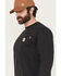Image #3 - Carhartt Men's FR Force® Camo Bandana Loose Fit Lightweight Long Sleeve Graphic T-Shirt, Black, hi-res
