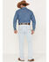 Image #3 - Blue Ranchwear Men's Mountain West Light Wash Stackable Straight Stretch Denim Jeans, Light Wash, hi-res