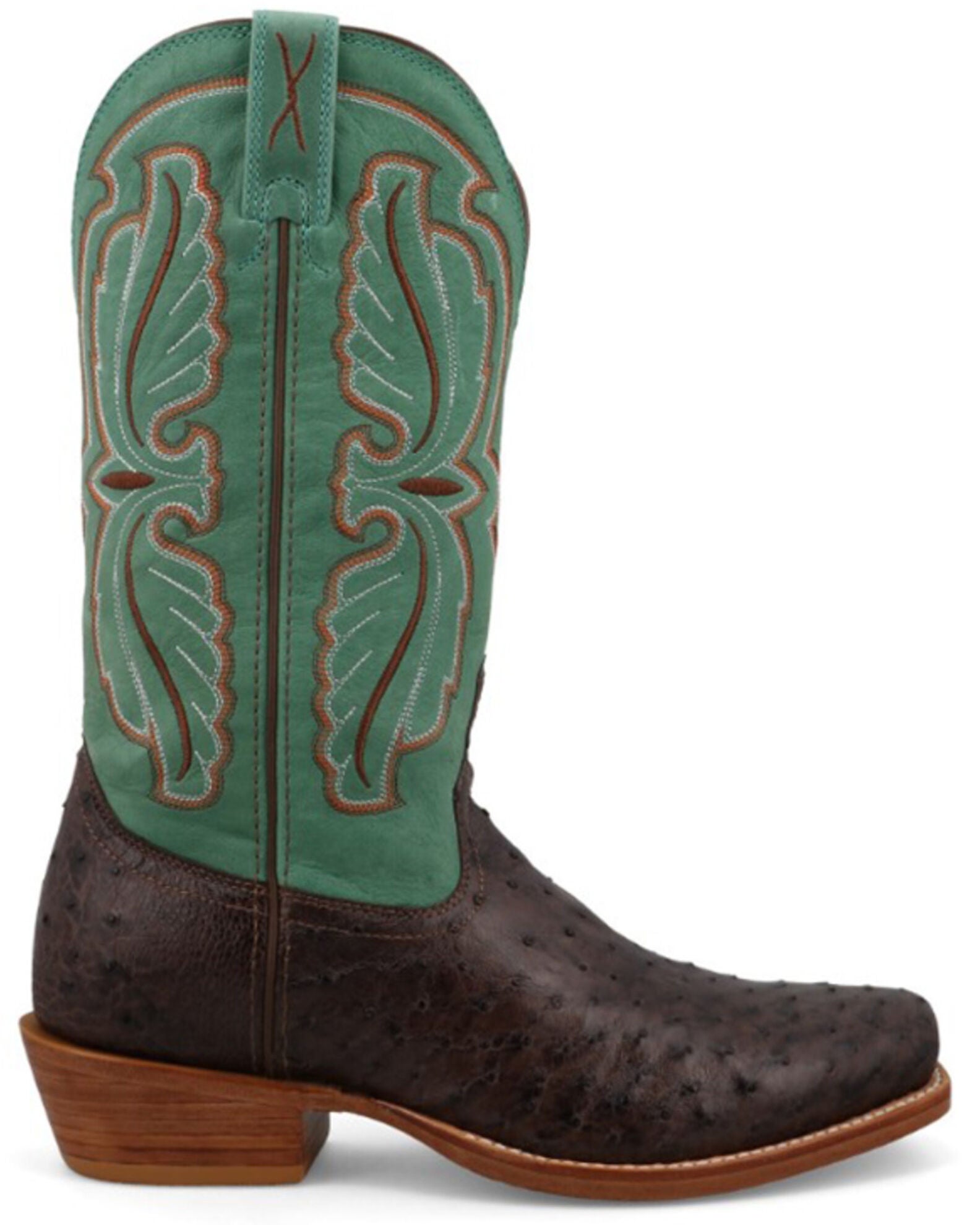 Product Name: Twisted X Men's Reserve Exotic Full Quill Ostrich Western
