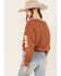 Wrangler Retro Women's Cowboys Graphic Long Sleeve Sweatshirt, Tan, hi-res