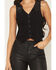 Image #2 - Idyllwind Women's Solid Button-Down Fashion Vest, Black, hi-res