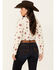 Image #4 - Wrangler Women's Southwestern Print Long Sleeve Snap Flannel Shirt , White, hi-res