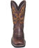 Image #4 - Justin Men's Driller Western Work Boots - Soft Toe, Brown, hi-res