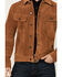 Image #3 - Cody James Men's Fire Smoke Suede Sweater Insert Jacket, Camel, hi-res