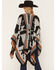 Image #4 - Shyanne Women's Garnet Southwestern Print Shawl, Black, hi-res