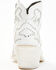 Liberty Black Women's Mae Studded Fashion Western Booties - Snip Toe , White, hi-res