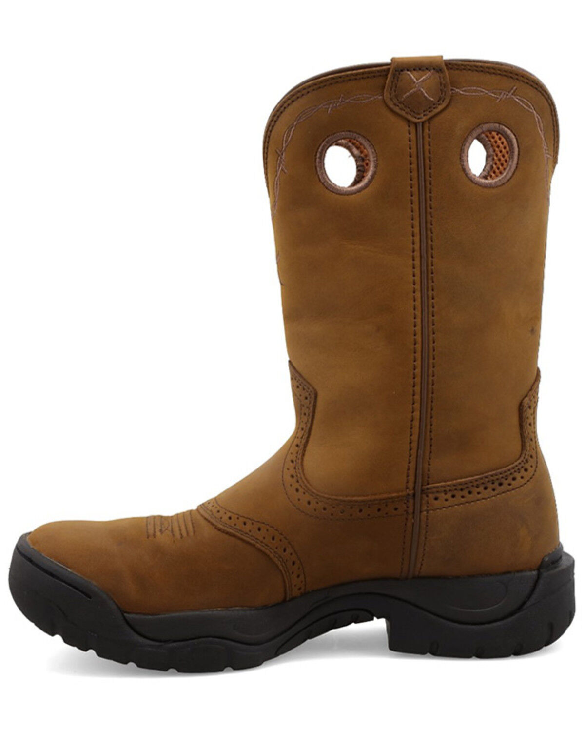 Image #3 - Twisted X Men's All Around Barn Boots - Soft Toe, Brown, hi-res