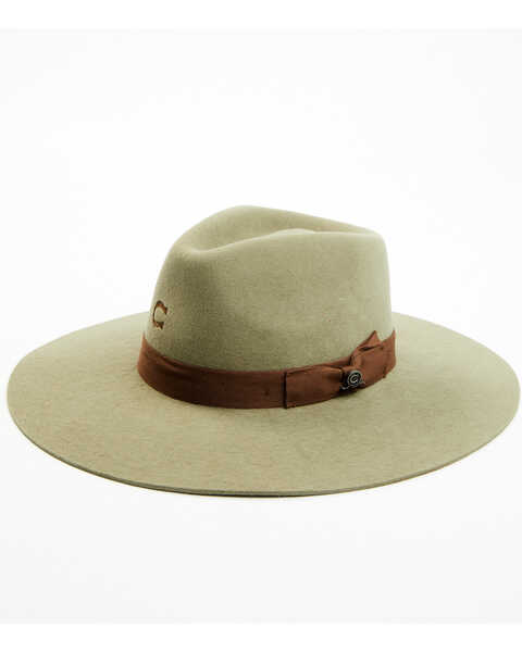 Charlie 1 Horse Women's Highway Wool Western Fashion Hat, Olive, hi-res