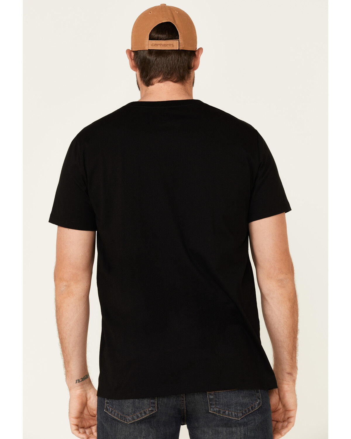 Image #5 - Rock & Roll Denim Men's Texas Flag Logo Graphic T-Shirt, Black, hi-res