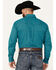 Image #4 - Roper Men's Amarillo Medallion Print Long Sleeve Button-Down Shirt, Turquoise, hi-res