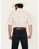 Image #4 - Ariat Men's Edison Cowboy Ranch Print Short Sleeve Button-Down Western Shirt , Tan, hi-res