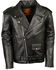 Image #1 - Milwaukee Leather Men's Classic Police Style M/C Jacket - Big 3X, Black, hi-res