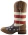 Roper American Flag Western Boots - Square Toe, , hi-res