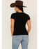 RANK 45 Women's Southwestern Serape Logo Graphic Tee, Black, hi-res