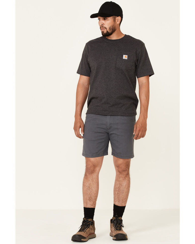 Wrangler ATG Men's All-Terrain Charcoal Reinforced Utility Shorts , Charcoal, hi-res