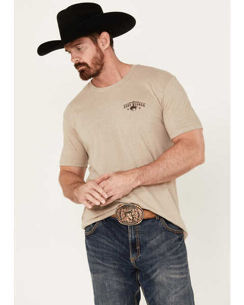 Image #1 - Cody James Men's Southwest Short Sleeve Graphic T-Shirt, Tan, hi-res