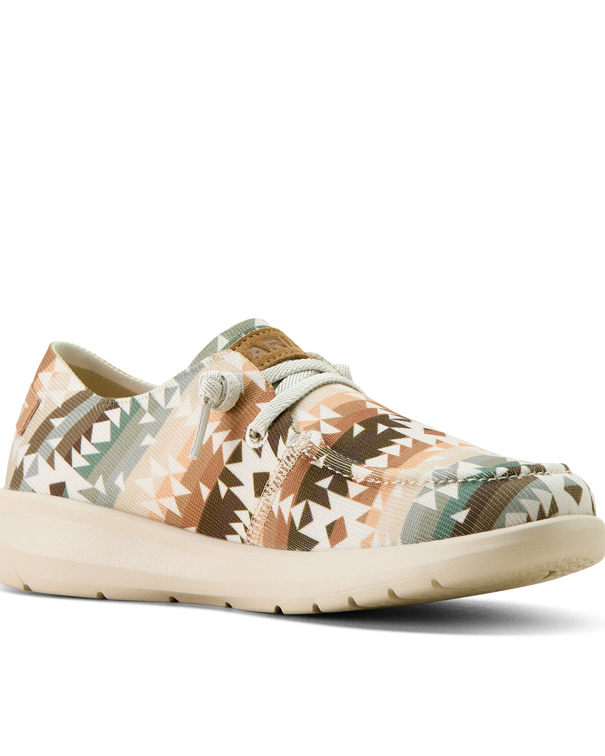 Image #1 - Ariat Women's Hilo Southwestern Print Casual Shoes - Moc Toe, Multi, hi-res