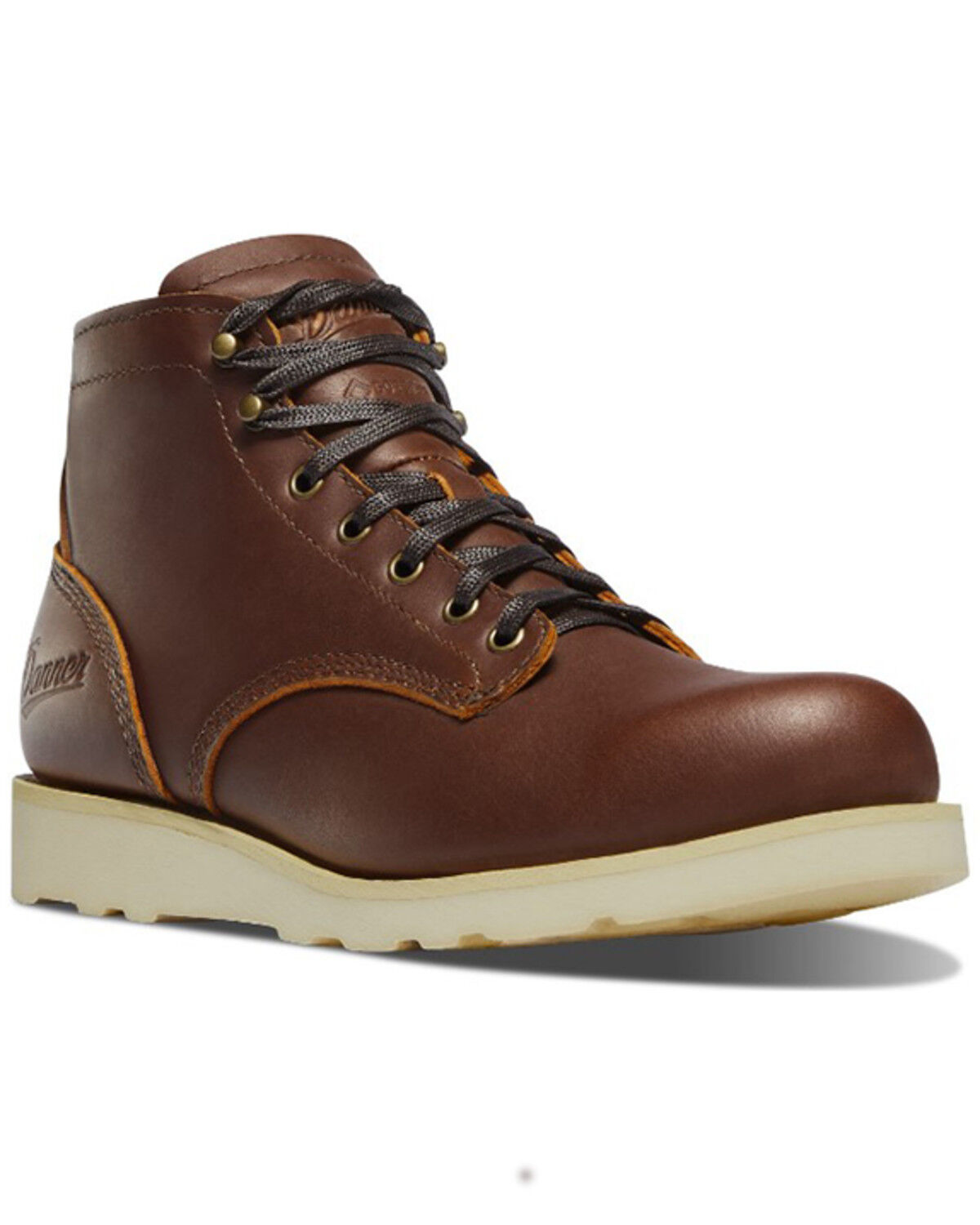 Image #1 - Danner Women's Douglas 6" Waterproof Work Boots - Soft Toe, Pecan, hi-res