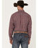 Image #4 - Ariat Men's Wrinkle Free Emilio Classic Fit Long Sleeve Button-Down Shirt, Red, hi-res