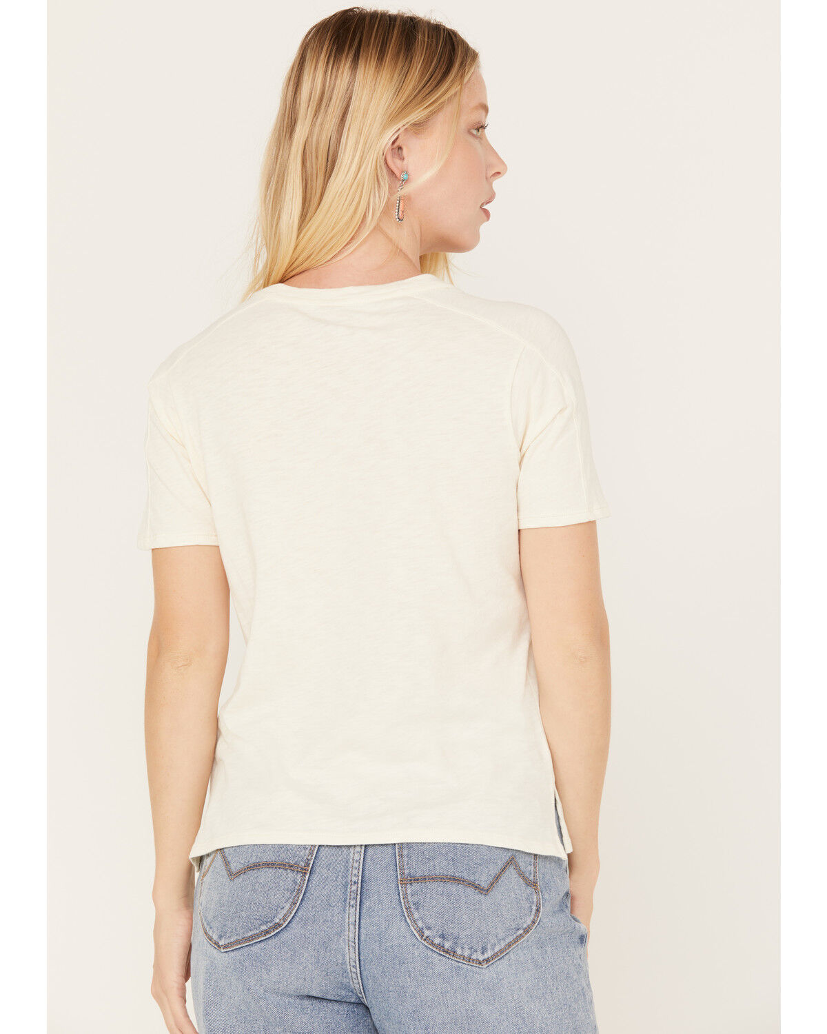 Image #4 - Shyanne Women's Moon Graphic Short Sleeve Tee, Off White, hi-res
