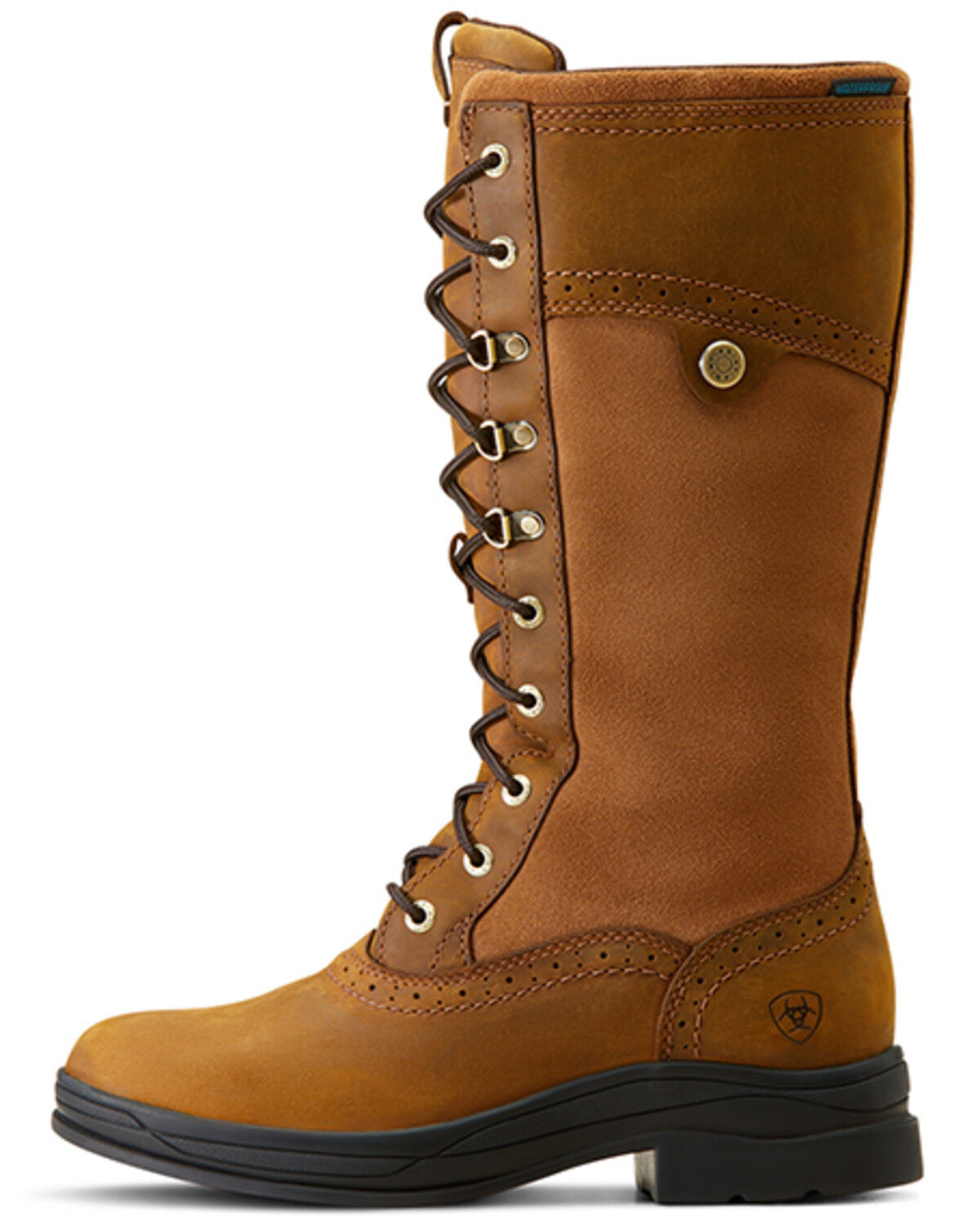 Image #2 - Ariat Women's Wythburn II Waterproof Riding Boots - Round Toe, Brown, hi-res