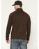 Image #4 - Brothers and Sons Men's Sherman Solid 1/4 Button-Down Pullover, Brown, hi-res