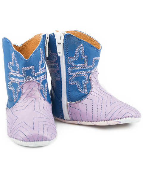 Image #2 - Tin Haul Infant Girls' Starstitch Boots - Square Toe, Multi, hi-res