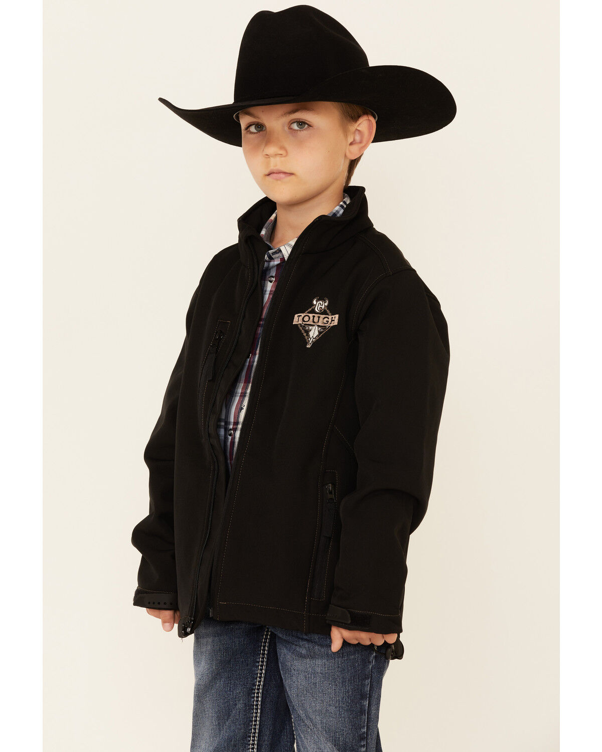 Cowboy Hardware Boys Heather Navy Tough Vest 387100-484