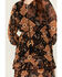 Image #2 - Miss Me Women's Multi Print Long Sleeve Midi Dress, Multi, hi-res