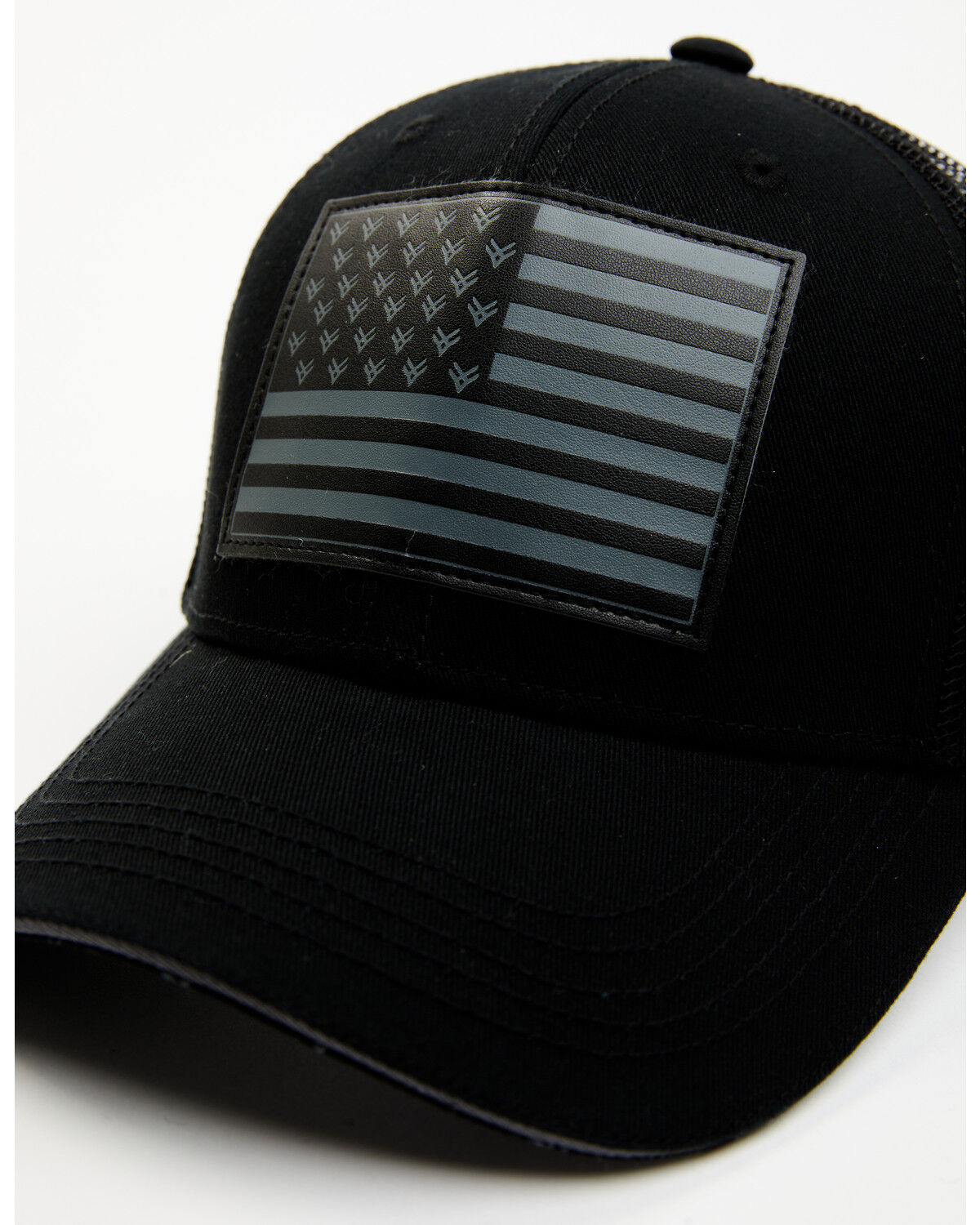 Image #2 - Hawx Men's Flag Patch Ball Cap, Black, hi-res