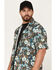 Image #2 - Wrangler Men's Coconut Cowboy Floral Short Sleeve Snap Shirt, Multi, hi-res